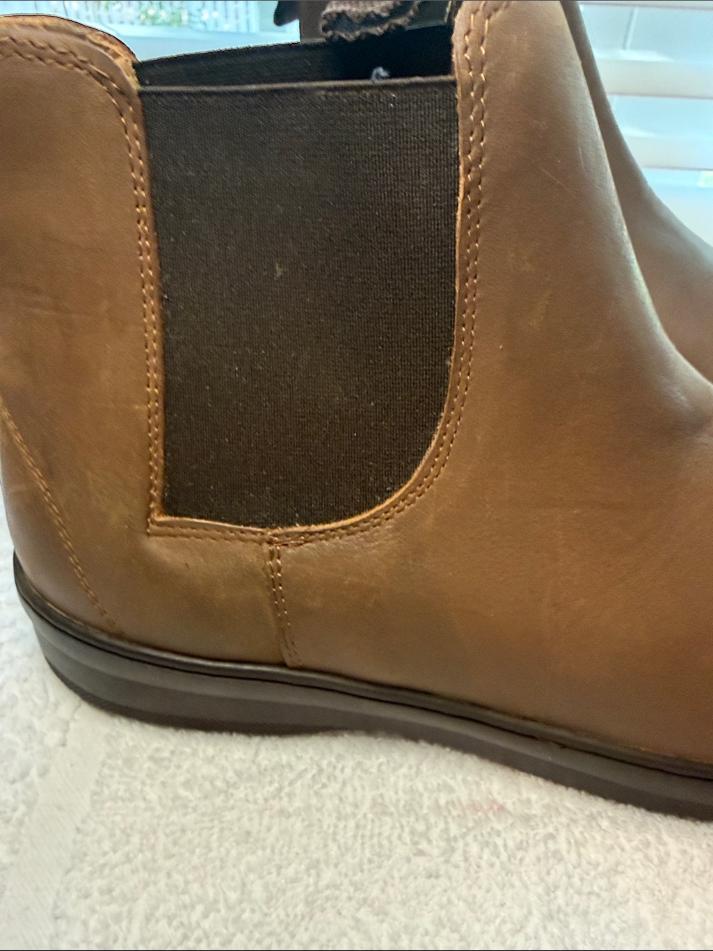 Men's Jack Erwin Brown Chelsea Boots - Sleek Slip-On Style — image 2 of 8